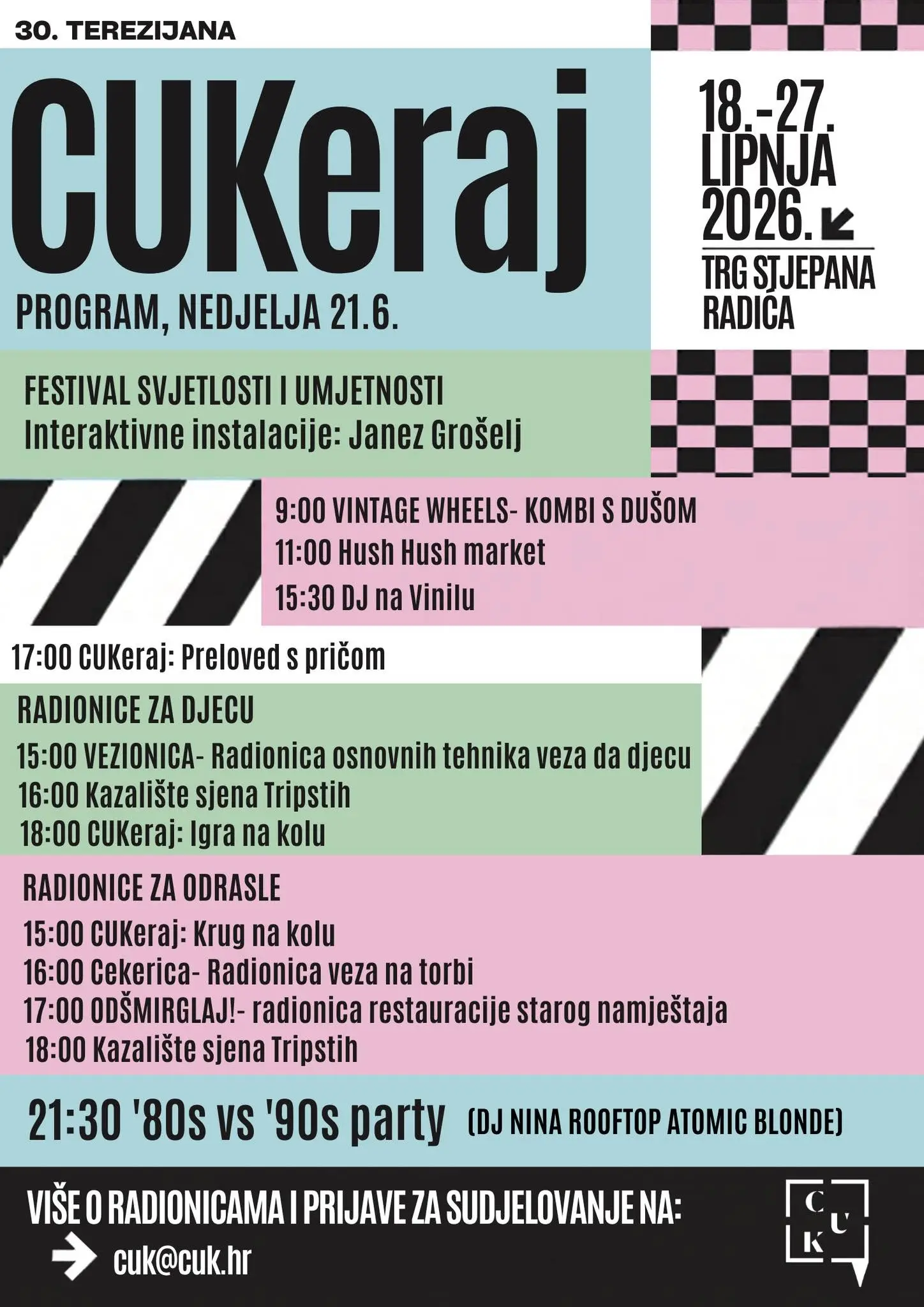 CUKeraj – nedjelja 21 lipnja