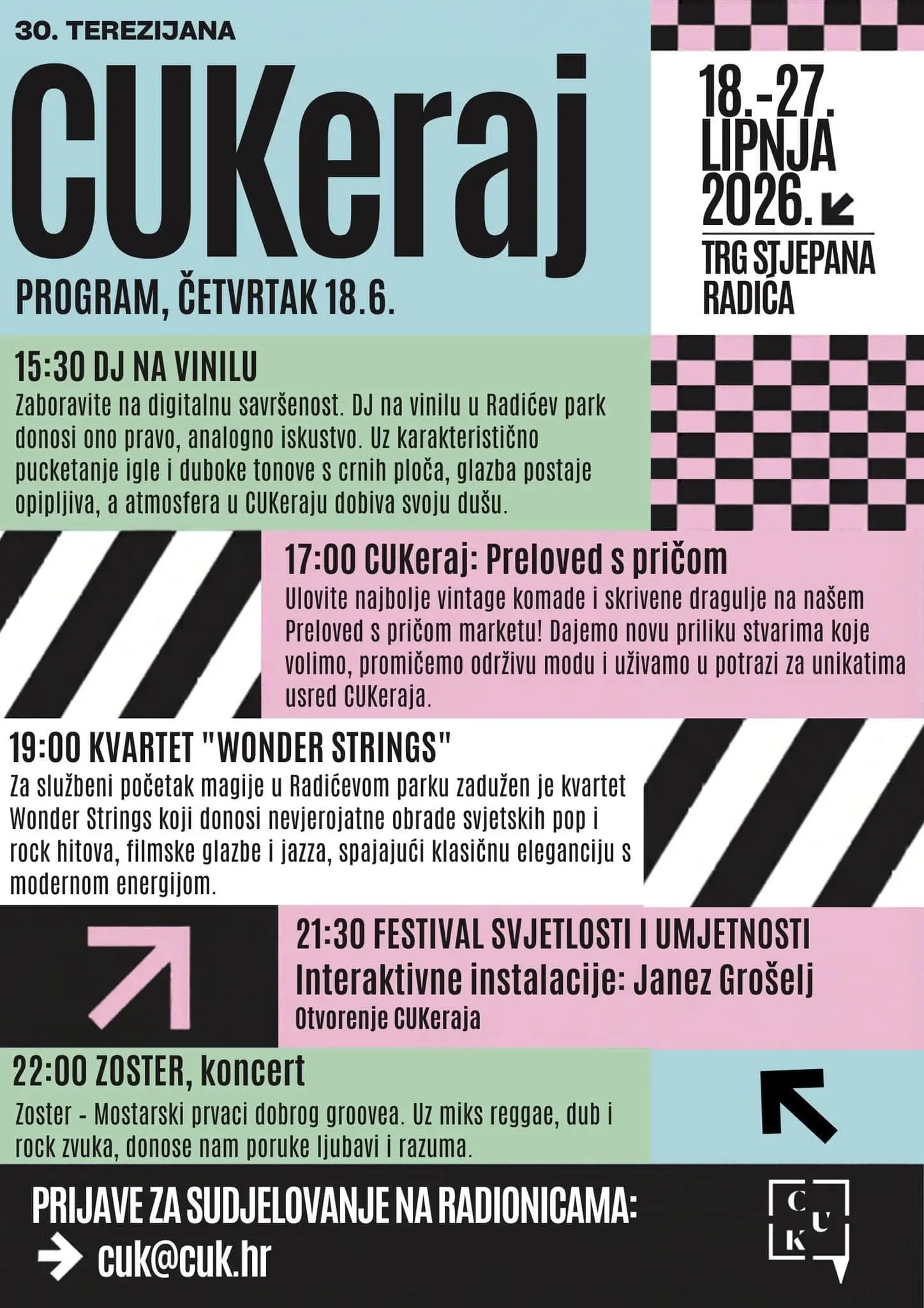 Uskoro krece 30 Terezijana a s njom i CUKeraj