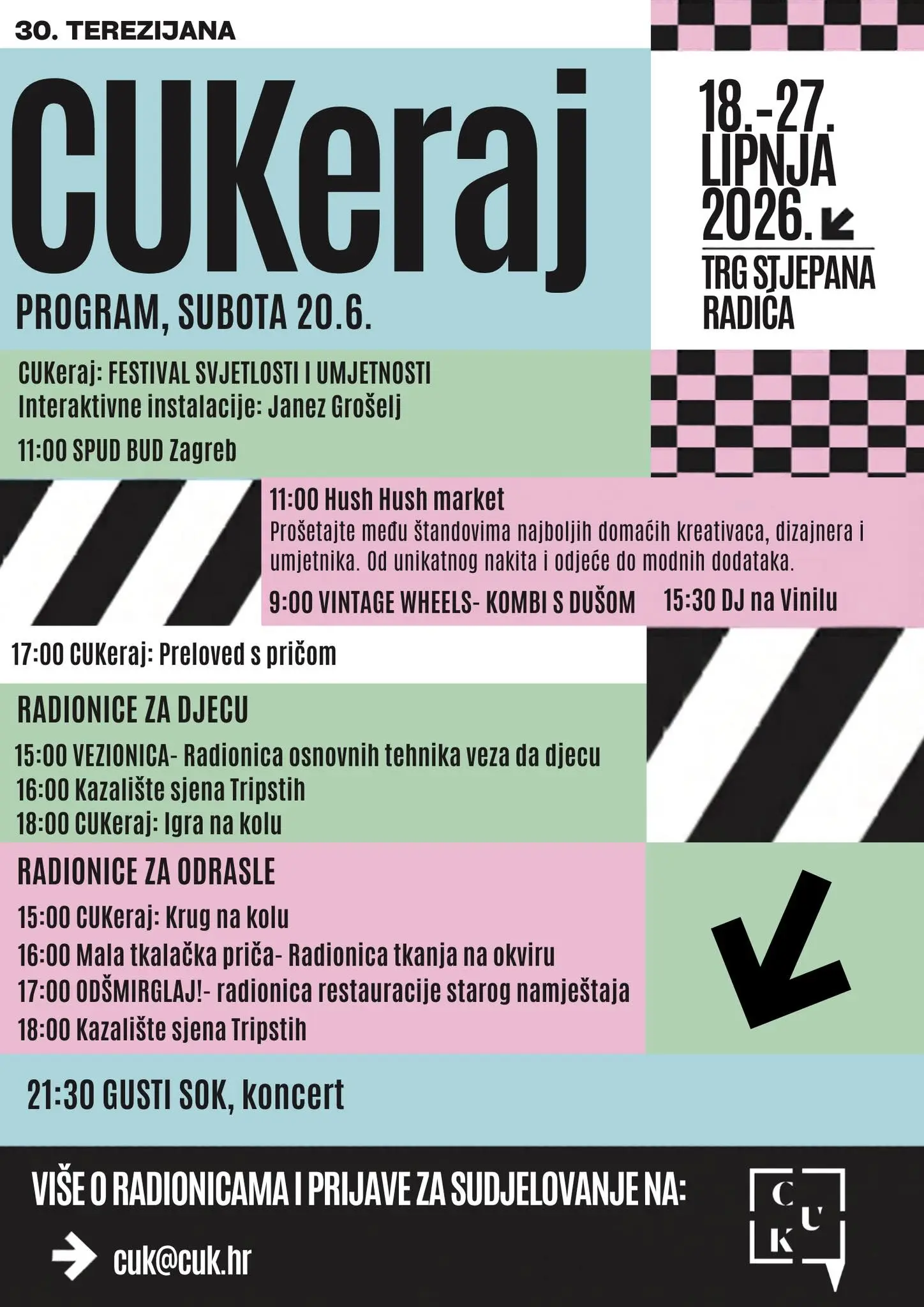 CUKeraj – subota 20 lipnja